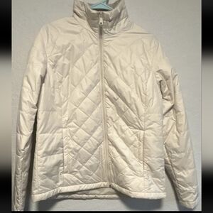 Columbia Snowmelt Valley II Quilted Jacket Womens Large Cream NWT
